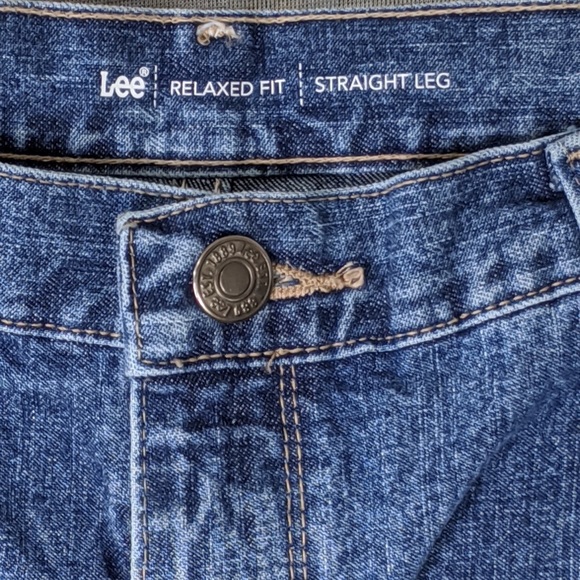 Lee 100% cotton Straight Leg Jeans - Picture 6 of 12